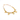 Collier bimatière cordon grigris - CARLA