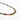 25FW01 - Gamme CHARLOTTE. Collier en laiton doré à l'or fin, collection Good Vibes, orné de pierres naturelles, idéal pour un look solaire et élégant.