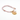 Bracelet en laiton doré à l'or fin, collection Sun Kiss, orné de pierres naturelles, idéal pour un look solaire et élégant.
