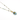 Collier en laiton doré à l'or fin, collection Sun Kiss, orné de pierres naturelles, idéal pour un look solaire et élégant.
