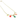 Collier en laiton doré à l'or fin, collection Sun Kiss, orné de pierres naturelles, idéal pour un look solaire et élégant.