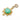 Charms cœur ex voto Chrysoprase - GRIGRI