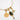 Composition charms sur base collier pierre fine carole de la gamme GRIGRI - L'Atelier des Dames