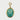 Charm scarabée amazonite de la gamme GRIGRI - L'Atelier des Dames
