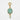 Bijoux dorés - Charm pierre en amazonite - Gamme GRIGRI - L'Atelier des Dames
