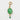 Bijoux dorés - Charm pierre en chrysoprase - Gamme GRIGRI - L'Atelier des Dames
