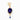Bijoux dorés - Charm pierre en lapis-lazuli - Gamme GRIGRI - L'Atelier des Dames