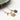 Collier Astro Bélier - L'Atelier des Dames - Chaîne fine - Médaillon gravé en signe astro - Tourmaline et Dyed ruby - Plaqué Or