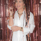 Bracelet heishi - gamme CORALIE - pierres naturelles : onyx noir, chrysocolle, amazonite - accumulation de bijoux - nouvelle collection 23FW - l’Atelier des Dames