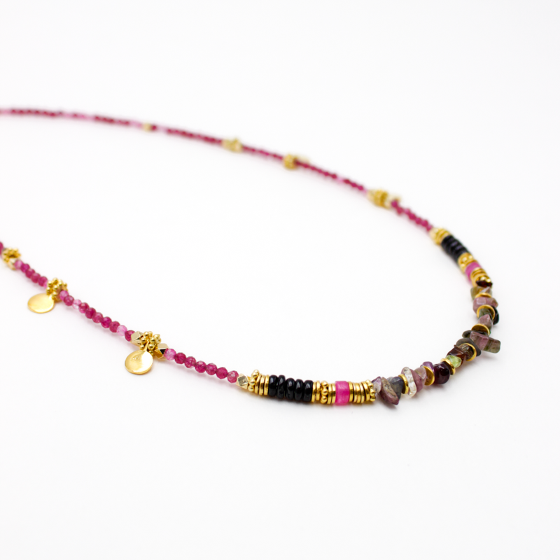 Collier heishi et perles - FRIDA