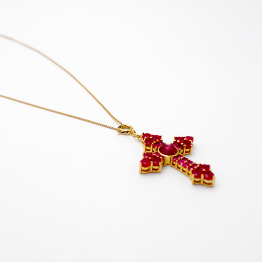 Collier long croix - FRIDA