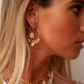Daisy hoop earrings - EVE