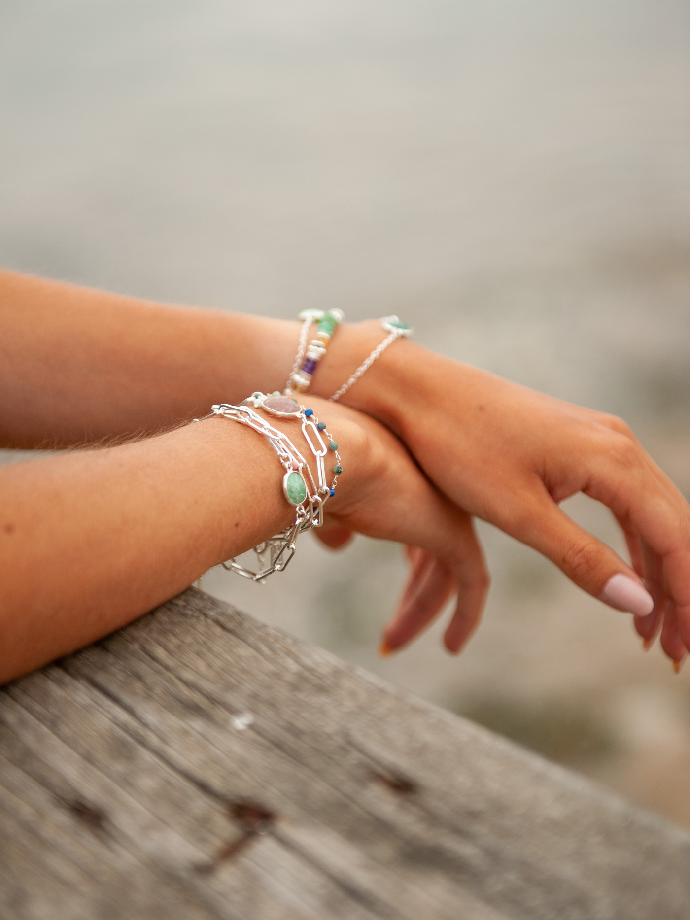 Multi-stone bracelet - LOUISE