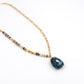 Aquaterra jasper bi-material necklace - CHARLOTTE