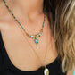Long scarab necklace - EVE