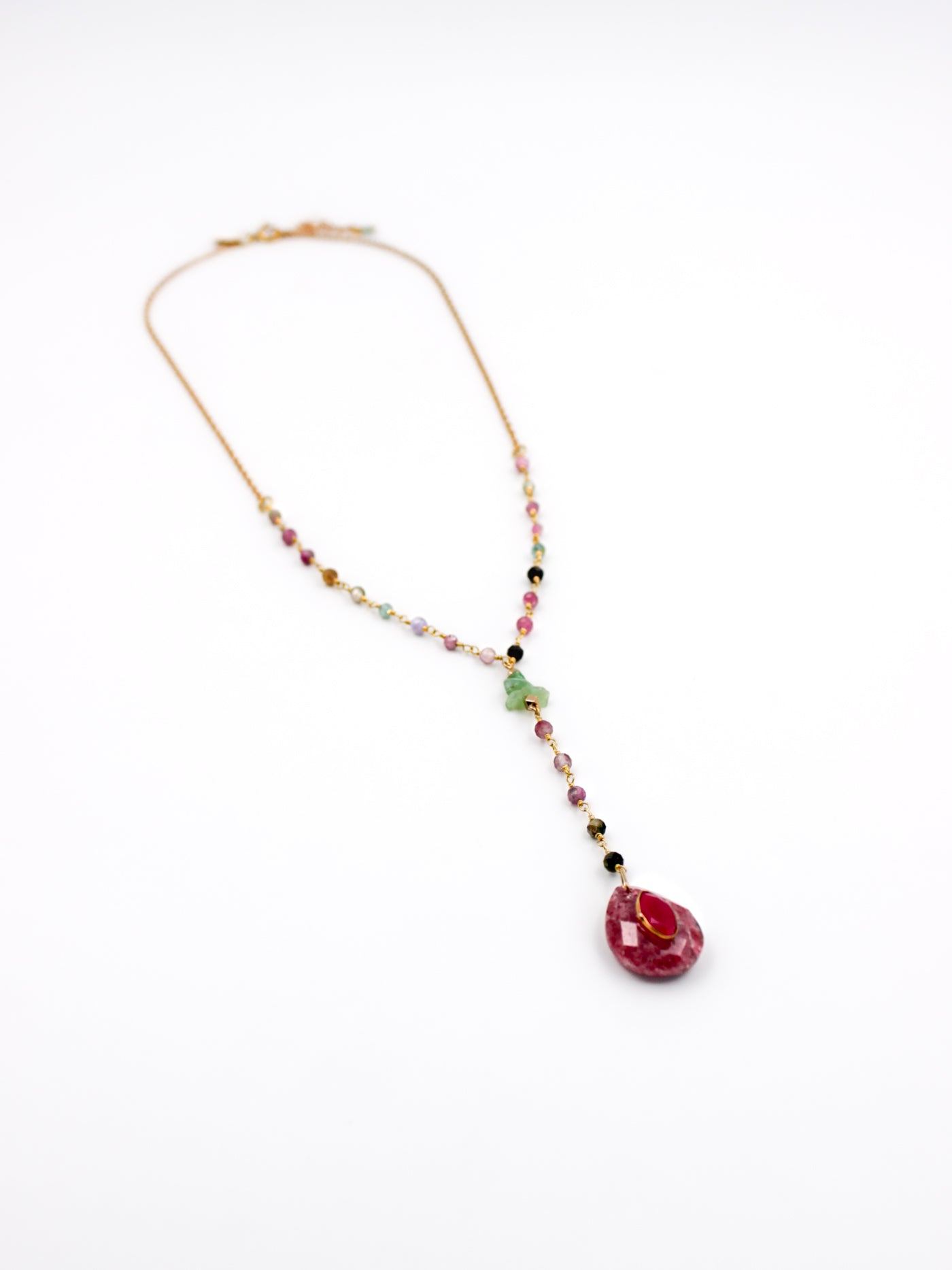 Stone rosary necklace - ALBA
