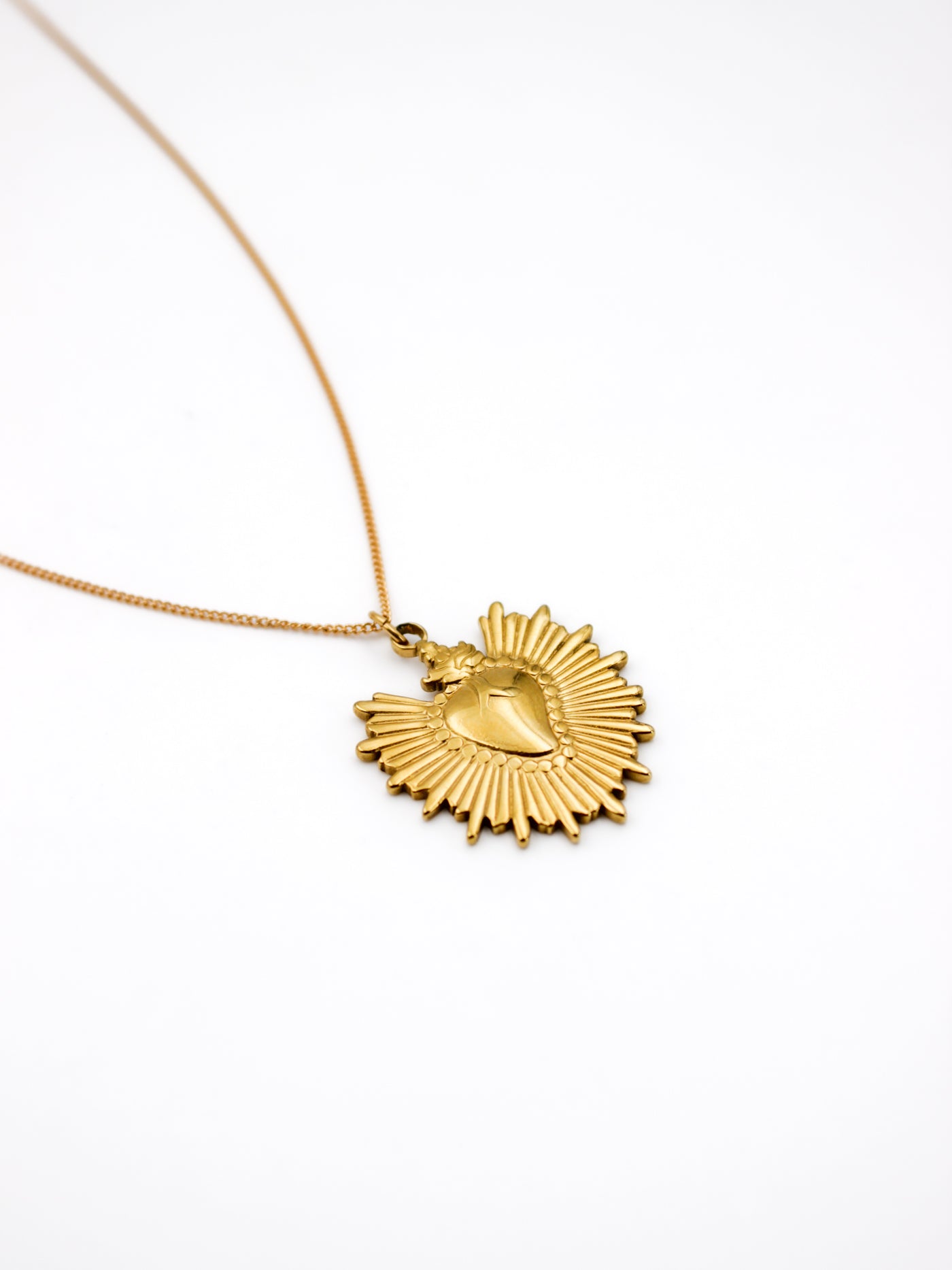 Gold ex voto necklace - MANON