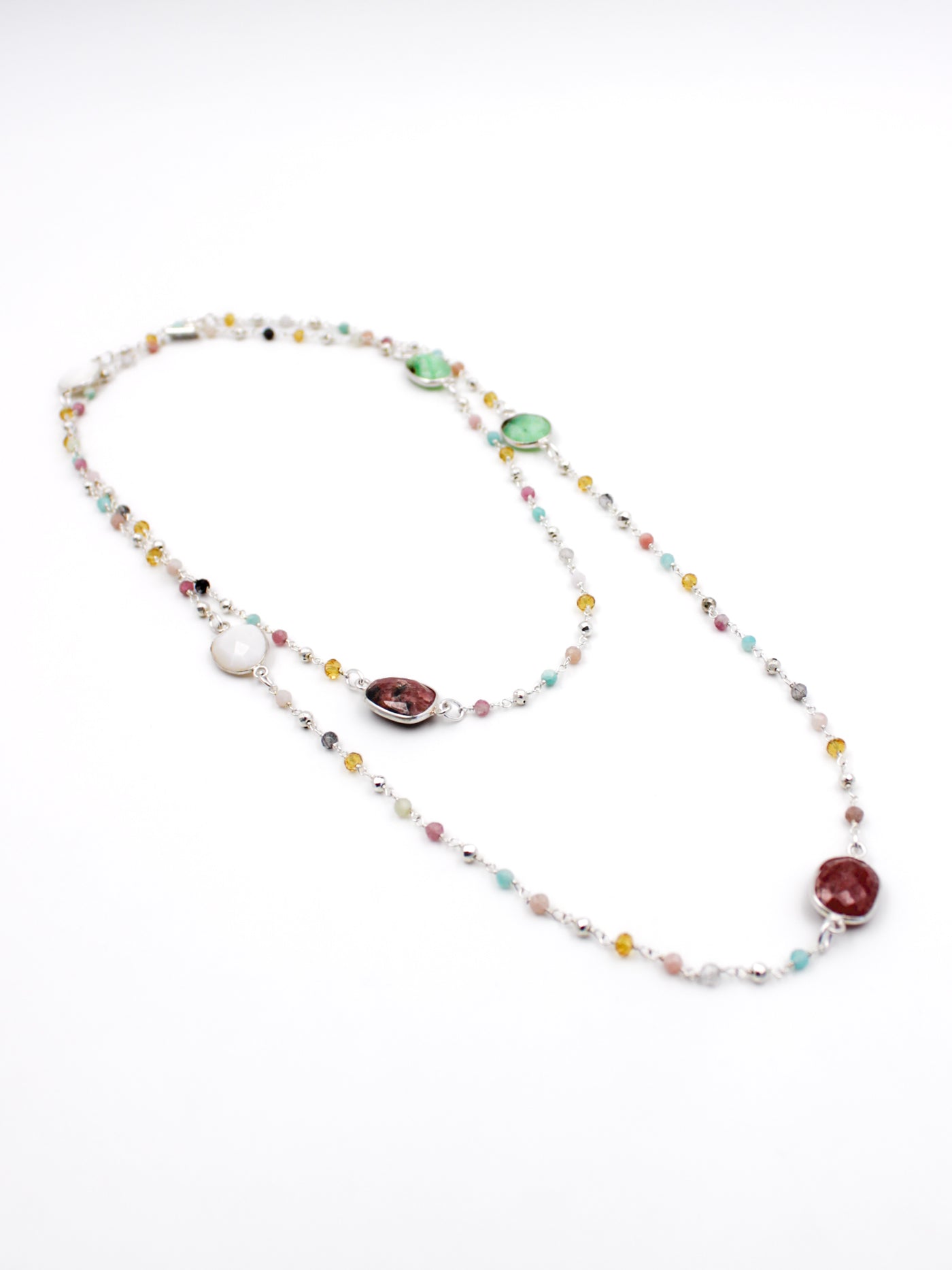 Multi-stone necklace - LOUISE