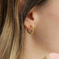 Small beaded hoop earrings - MANON
