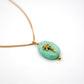Green palm necklace - CARLA