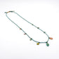Blue grigri cord necklace - CARLA