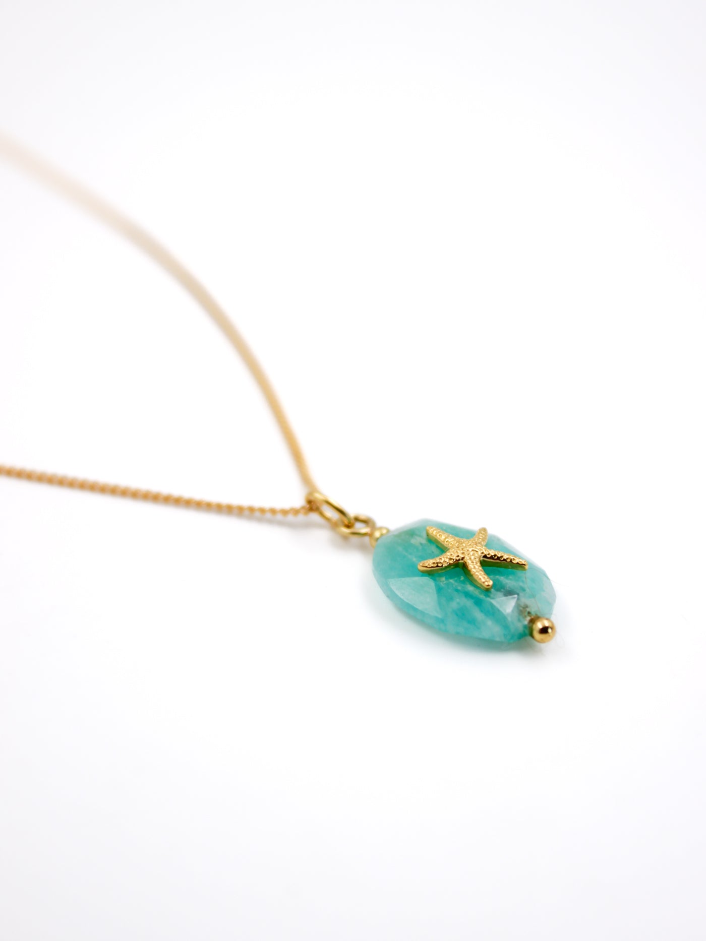 Blue starfish necklace - CARLA