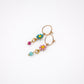 Mini daisy hoop earrings - CARLA