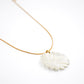 Mother-of-pearl daisy necklace - EVE