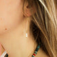 Fine mother-of-pearl earrings - EVE