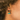 25FW55 - Gamme ALBA. Boucles d’oreilles en laiton doré à l'or fin, collection Good Vibes, ornées de pierres naturelles, idéales pour un look solaire et élégant.
