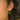 25FW97 - Gamme CHRISTELLE. Boucles d’oreilles en laiton doré à l'or fin, collection Good Vibes, ornées de pierres naturelles, idéales pour un look solaire et élégant.