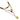 Collier multirangs doré à l’or fin avec pierres naturelles, gamme CHARLOTTE, collection Medina Sunrise 