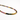 Collier doré à l’or fin avec pierres naturelles, gamme JOE, collection Medina Sunrise 
