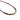 Collier doré à l’or fin avec pierres naturelles, gamme JOE, collection Medina Sunrise 
