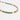 Collier doré à l’or fin avec pierres naturelles, gamme EVE, collection Medina Sunrise 

