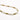 Collier doré à l’or fin avec pierres naturelles, gamme EVE, collection Medina Sunrise 
