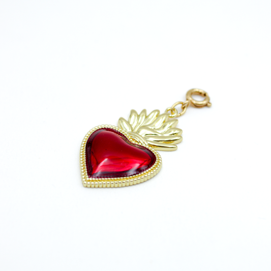 Charms coeur ex voto rouge - GRIGRI