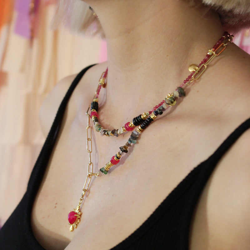 Collier heishi et perles - FRIDA