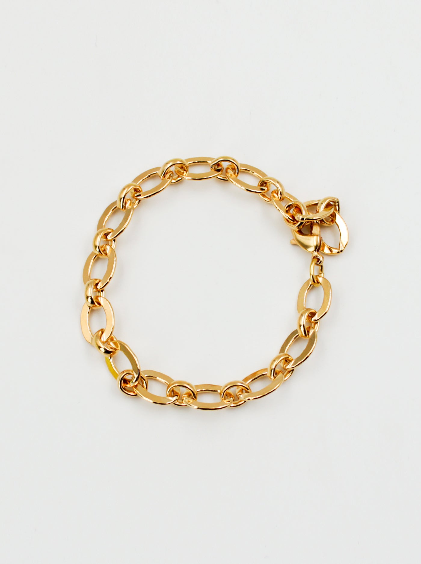 Base de bracelet mailles ovales écrasés de la gamme GRIGRI - L'Atelier des Dames