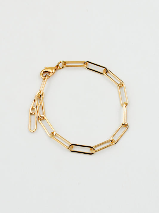 Bracelet en mailles rectangles de la gamme GRIGRI - L'Atelier des Dames
