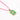 Collier cordon tarot oeil vert jaune