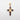Charms croix madone strass violette - GRIGRI