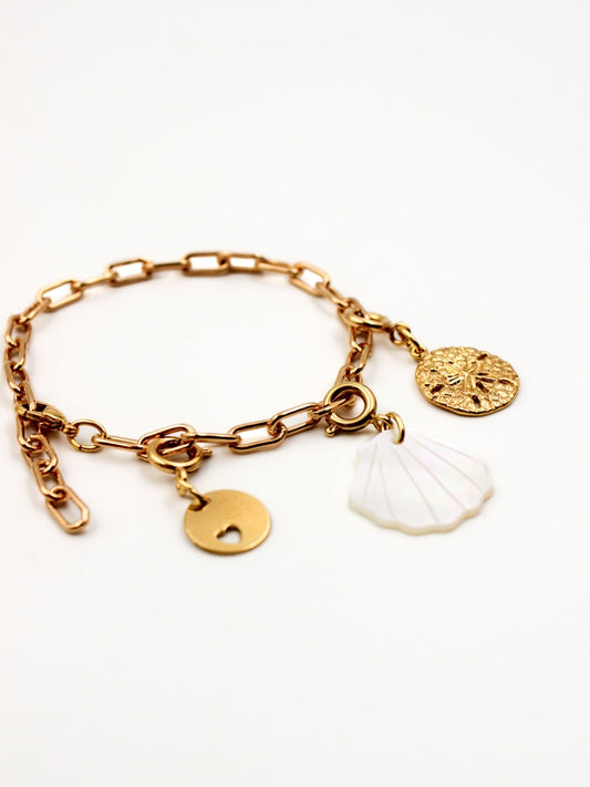 Bracelet charms trésor marin - GRIGRI