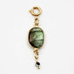 Bijoux dorés - Charm pierre en labradorite  - Gamme GRIGRI - L'Atelier des Dames 