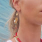 Daisy hoop earrings - CARLA