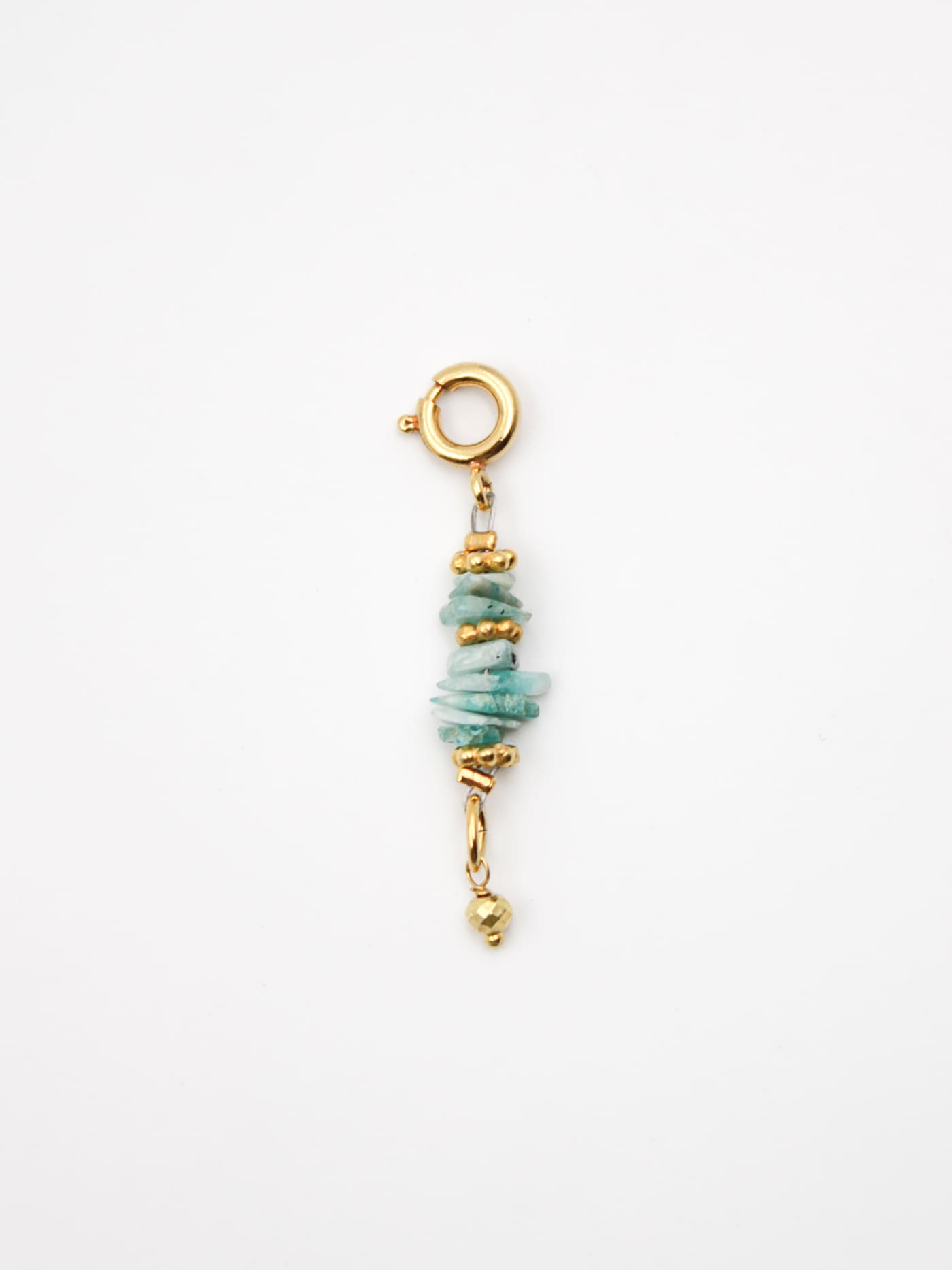 Charms heishi tige labradorite - GRIGRI