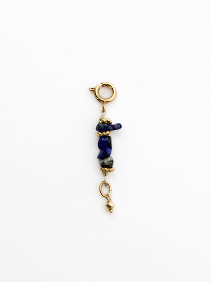 Heishi charms stem lapis lazuli - GRIGRI