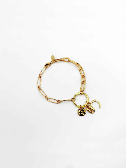 Bracelet bi matière rond MANON - L'Atelier des Dames
