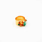 Bague pierres turquoise chrysoprase, malachite CASSANDRE - L'Atelier des Dames