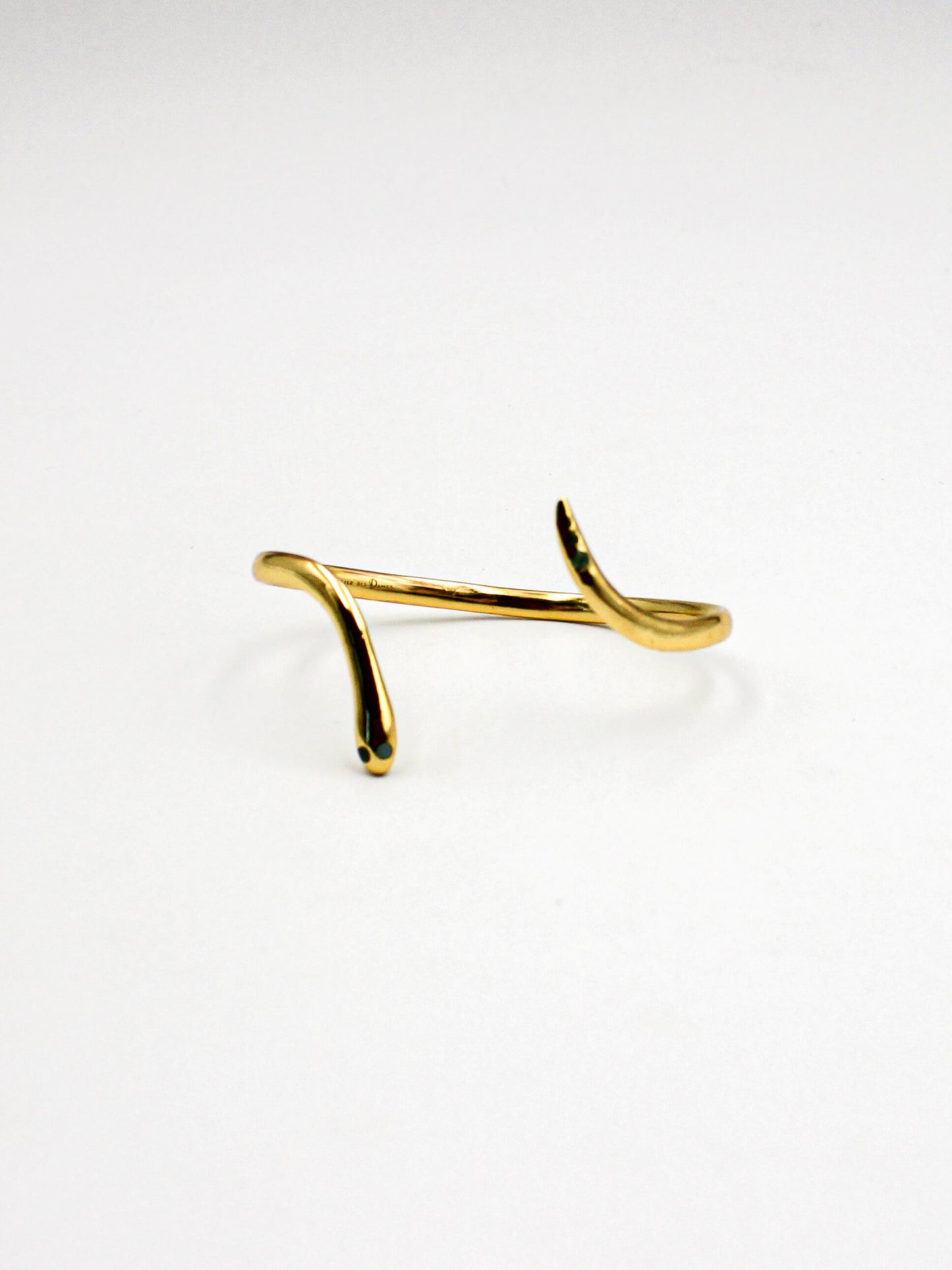Jonc serpent - gamme MANON - laiton doré à l’or fin - nouvelle collection 23FW - l’Atelier des Dames